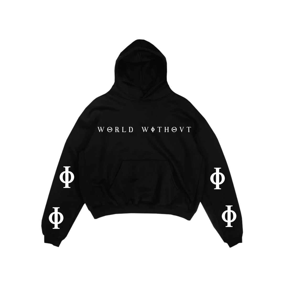 "Greek" Hoodie Black