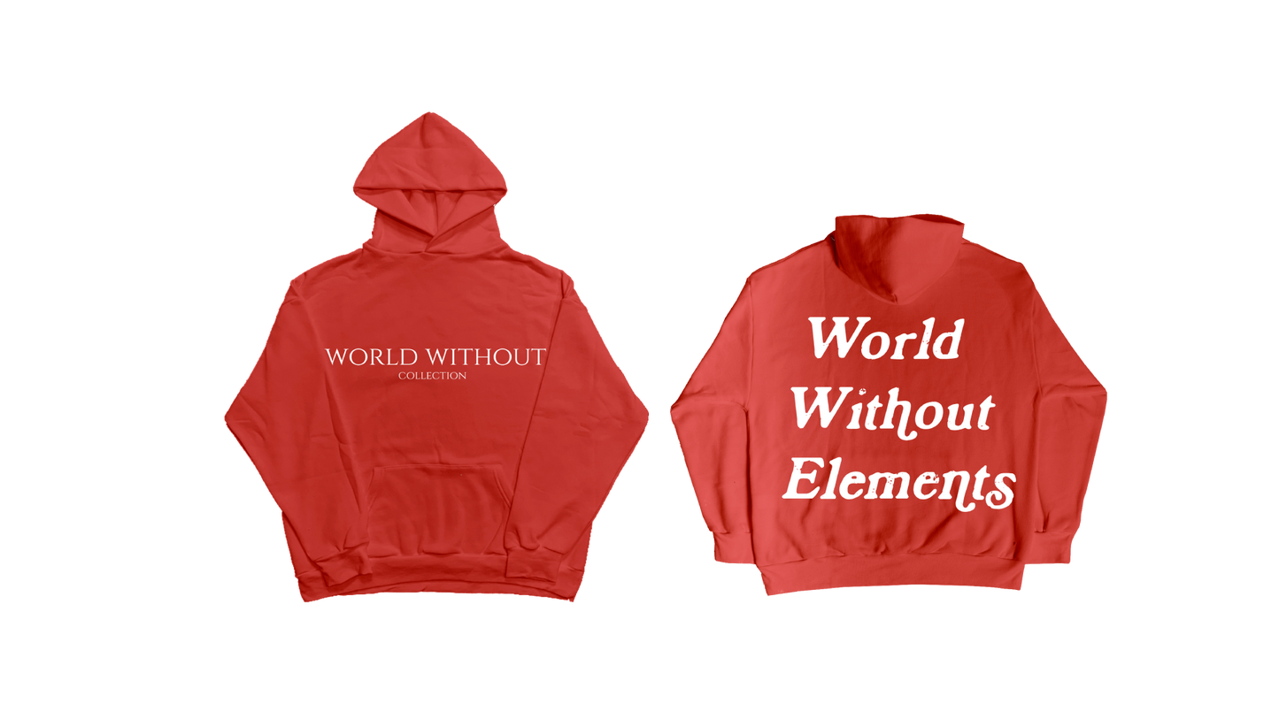 World Without Hoodie "Red"