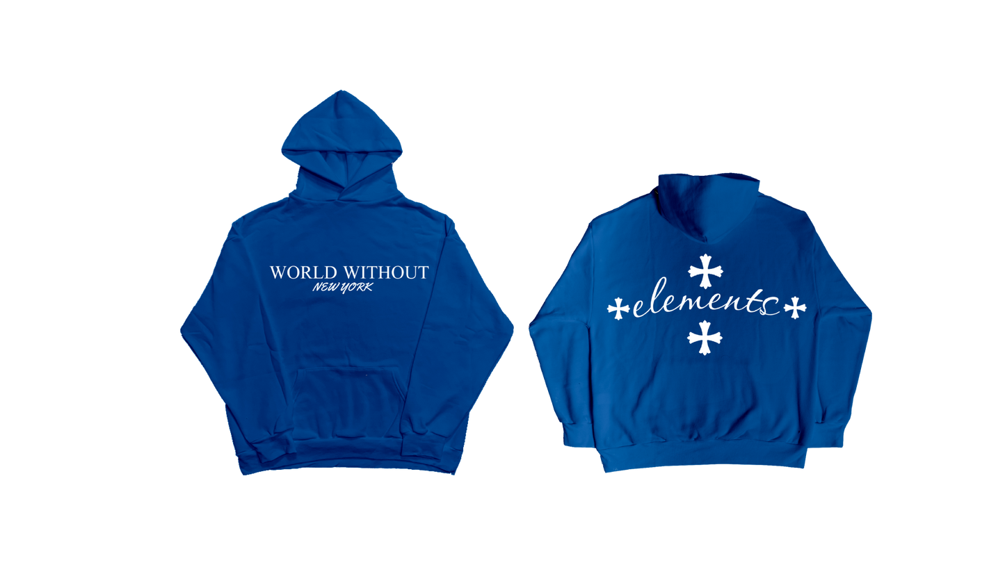 World Without Hoodie "Blue"